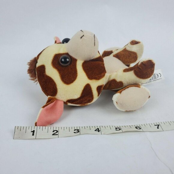 Classic Toy Company Giraffe Plush Yellow Brown Spotted Stuffed Animal Sitting - Picture 7 of 7